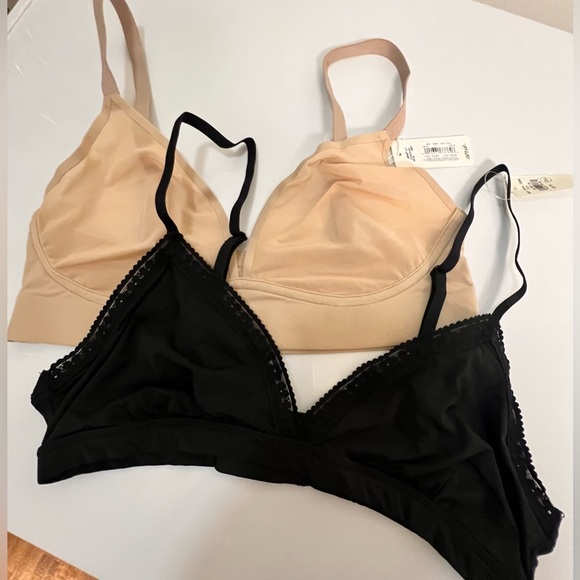 NWT Aerie size Medium Black and Tan Women's Bra bundle. Natural look and shape - Picture 11 of 11